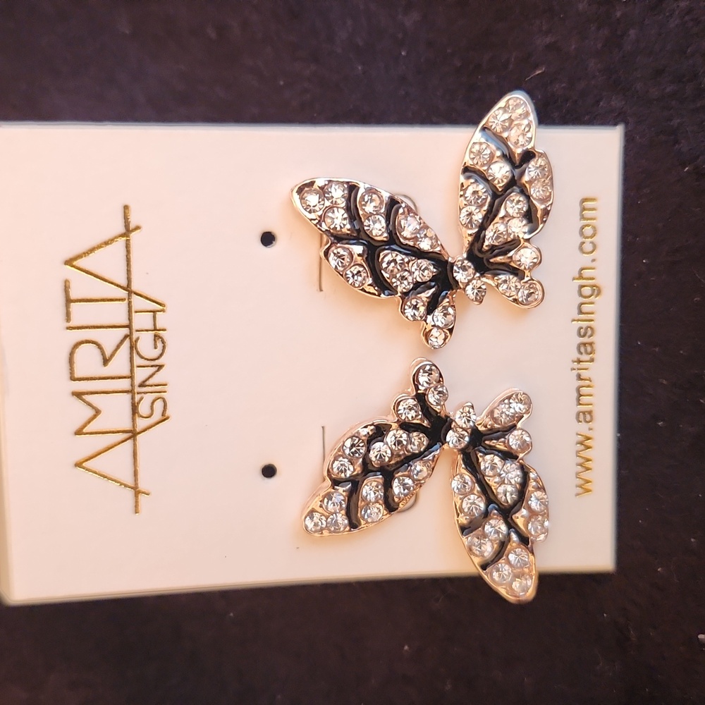 Amrita Singh Butterfly Sparkle Earrings